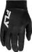 Fly Racing F-16, gants junior, couleur: Noir/Blanc, taille: YS