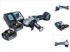 Makita DGA 521 RFX1 accu haakse slijper 18 V 125 mm X-LOCK Brushless + 2x accu 3,0 Ah + oplader