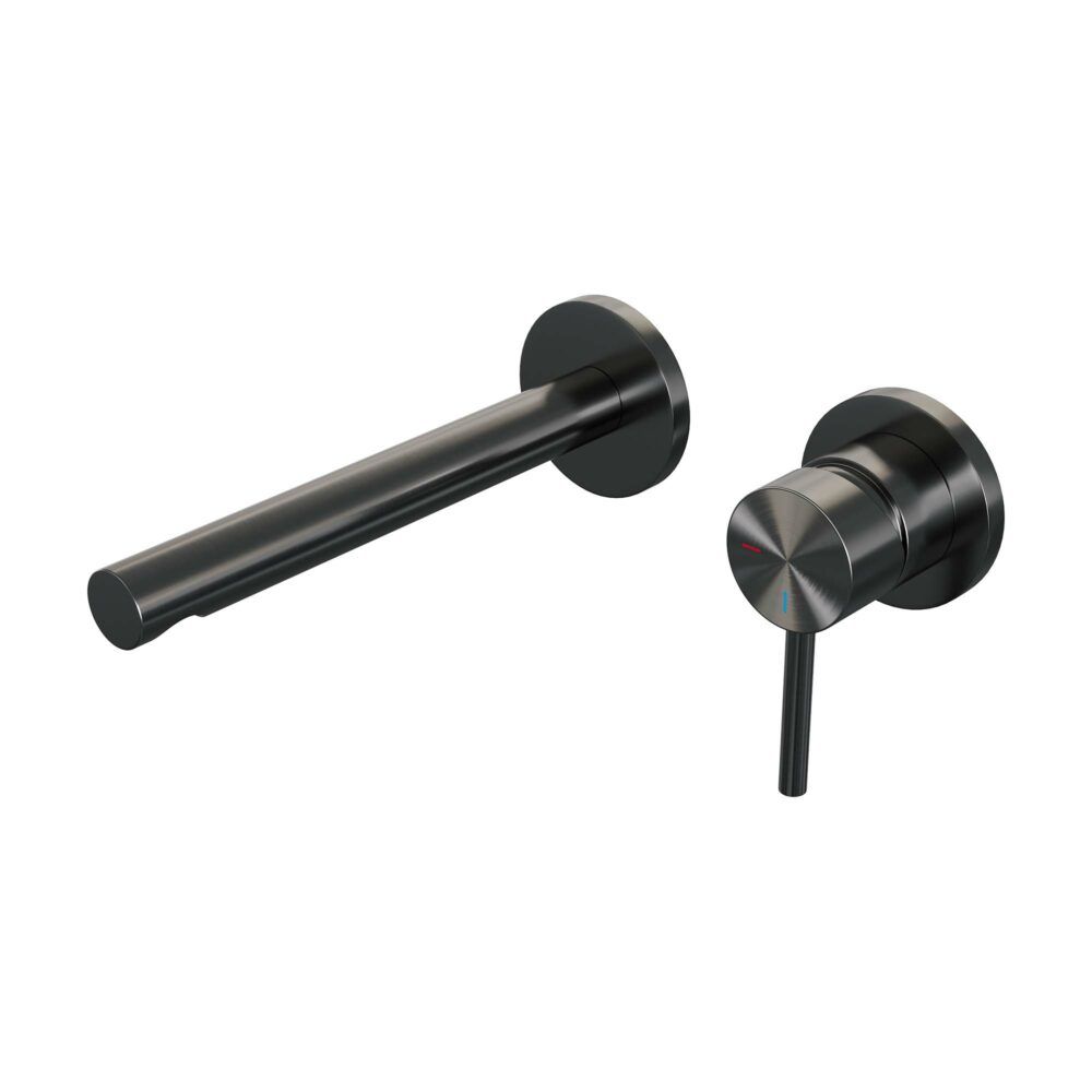 Brauer Gunmetal Edition Inbouw Wastafelmengkraan - Rond - Gunmetal