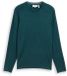 Tom Tailor Basic gebreide trui met ronde hals Maat XXXL Deep Meadow Green Melange