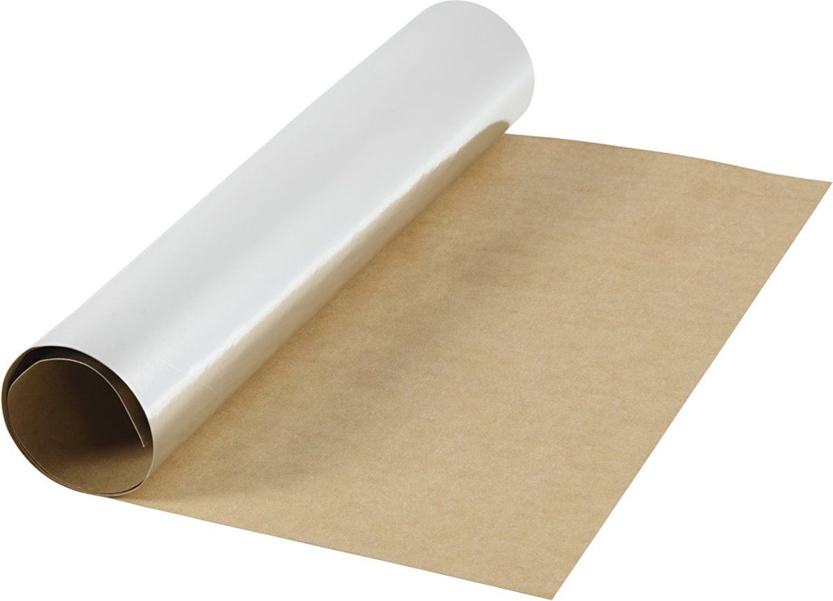 Rico Faux Leather Papier, 49 cm, 350 g/m2, 1 m, zilver