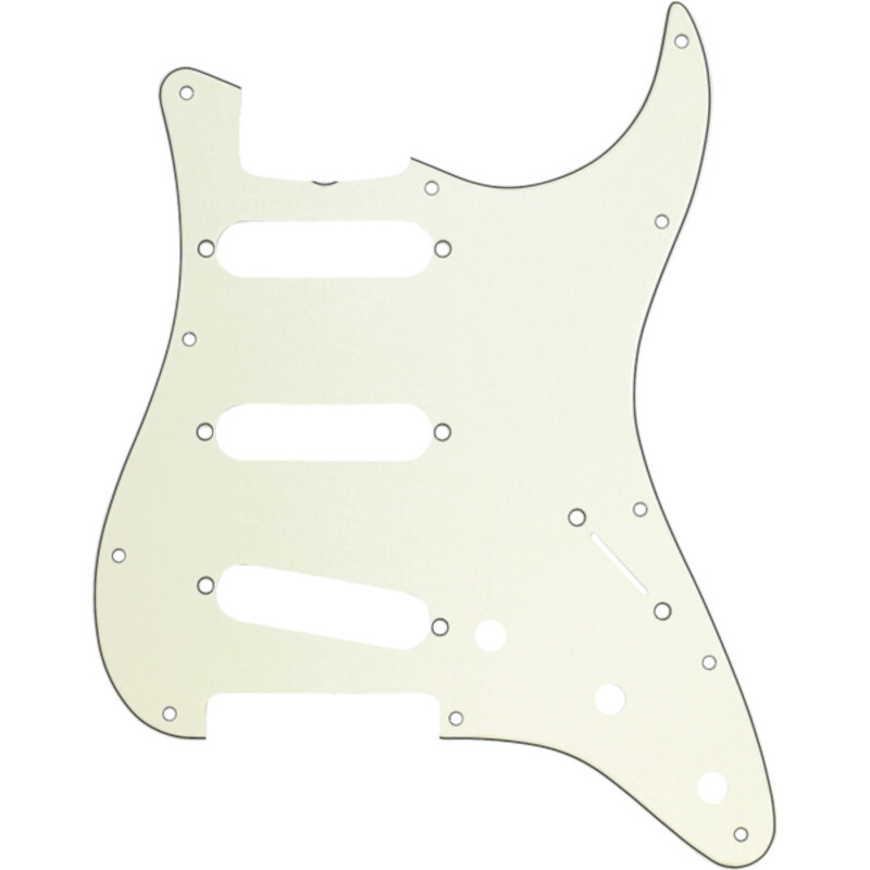 Fender 11-Hole ‘60s Vintage Stratocaster S-S-S Pickguard Mint Green