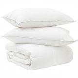 vidaXL Dekbedovertrek 155 x 220 cm Polyester Bamboe 250 g/m²