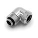 Barrow Multi-Link Adapter Anschluss 90 Grad G1/4 Zoll AG op 14mm AD Hardtube - zwart, zilver