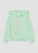 s.Oliver Sweatshirt met capuchon voor meisjes, oceaangroen, maat 92/98