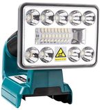 Merkloos / Sans marque F&M RATES LTD Buitenzaklamp met USB voor Makita-accu - 5 inch horizontaal