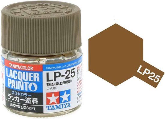 Tamiya LP-25 JGSDF Brown - Matt - Lacquer Paint - 10ml