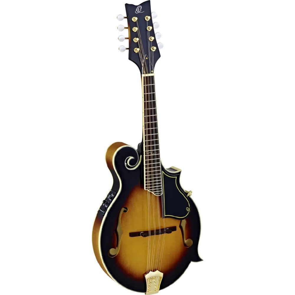 Ortega RMFE90TS F-Style Series Mandolin Tobacco Sunburst - Elektrisch-akoestisch - Met gigbag