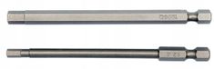YATO Bitset 2 stuks Hex Tamperproof 1/4" 100mm