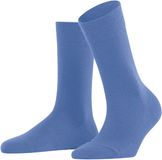FALKE Sensitive Berlin sokken dames wol katoen blauw - maat 35-38