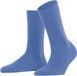 FALKE Sensitive Berlin sokken dames wol katoen blauw - maat 35-38