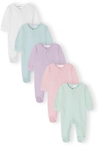 MINOTI Rompertje/body mintgroen / lichtgroen / sering / rosa / wit