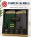 Franklin & Marshall Heren Boxershorts Duo Pack Groen Effen Katoen/Elastaan Maat L