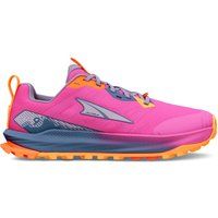 Altra Lone Peak 9+ Trailschoen Dames - roze, oranje, Maat 37,5