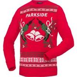PARKSIDE® Pull de Noël pour homme (rouge, S)