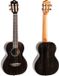 Flight Iris Tinta Tenor TBK Ukulele met All Solid Mahogany Body, Rosewood Toets en Fluorocarbon Snaren, Transparent Black