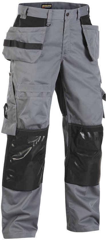 Blåkläder Vloerleggersbroek - Grijs/Zwart - Maat 54