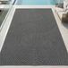 Tapis d'extérieur avec motif graphique de lignes ondulées, résistant aux intempéries, adapté pour terrasse et balcon, couleur : anthracite, dimensions : 120 x 170 cm