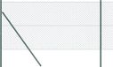 vidaXL gaashek met grondbevestiging 10 x 1,5 m PVC-Coated Staal Groen