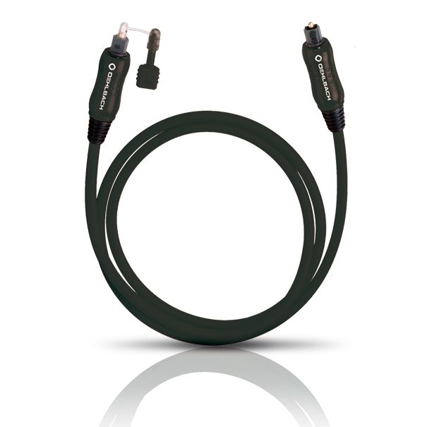 Oehlbach Toslink Optische Audiokabel - 0.5m - Zwart