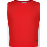 Vingino Icon-crop rib top meisjes Goji berry katoen 95% elastaan 5% maat 116