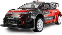 Amewi Hyper Go Citroen C3 WRC Rallye Brushless 1:7 RC auto Elektro Rallywagen 4WD 2,4 GHz Met geluidsfunctie, Met licht