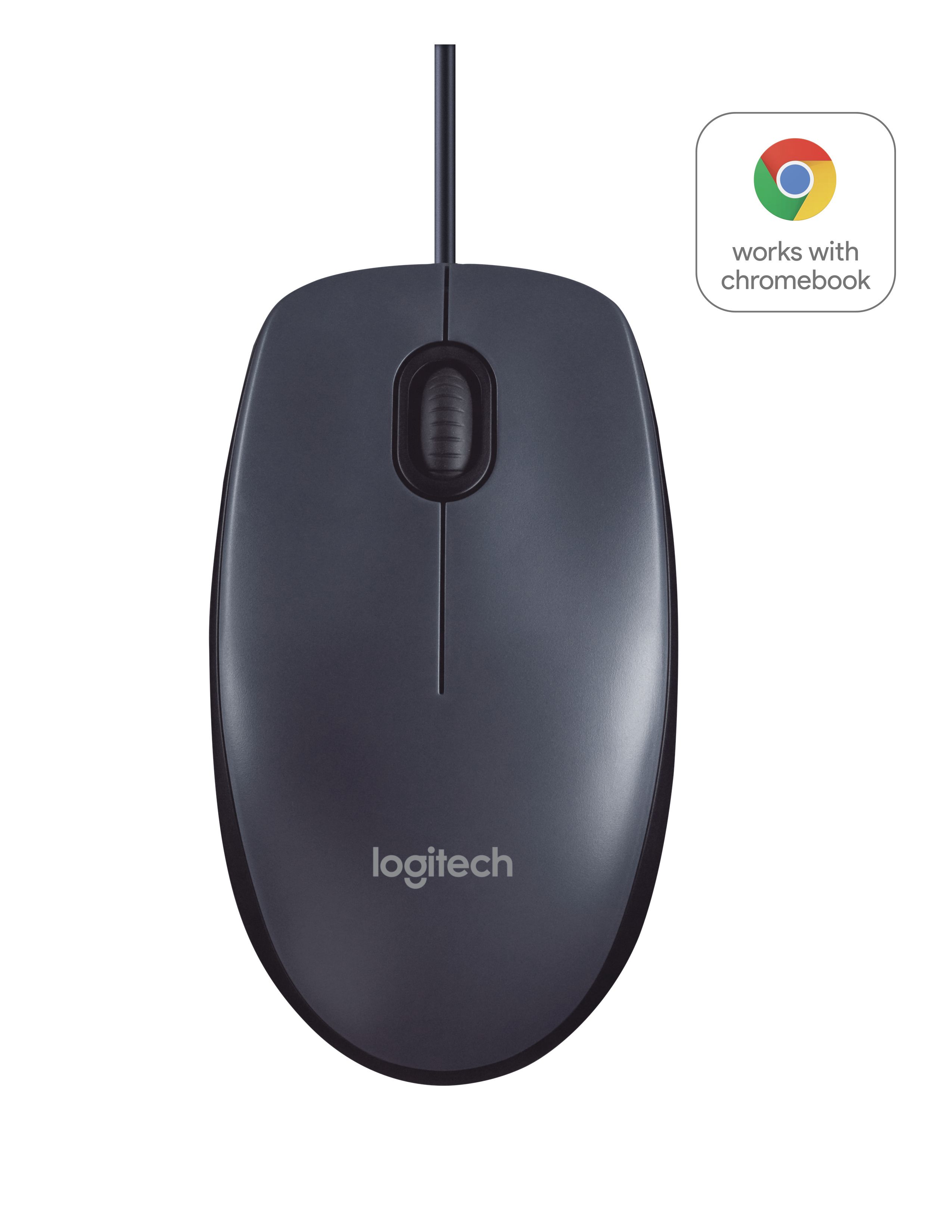 Logitech B100 - Optical Mouse - USB - Black