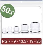 Quadrios 24CA413 Wartel Polyamide Wit 50 stuk(s)