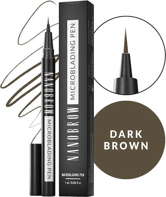 Nanobrow Microblading Pen Dark Brown 1 ml