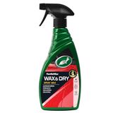 Turtle Wax 52876 Wax en droge autospraywas - 500 ml, eenvoudige glans en bescherming in één stap, carnaubawas en polymeerformule, waterafstotend, streeploos, hoogglansafwerking