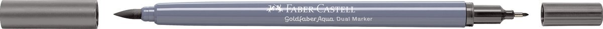 Faber-Castell - Duo aquarelmarker Goldfaber - koudgrijs II 233 - brush / 0,4mm - FC-164533