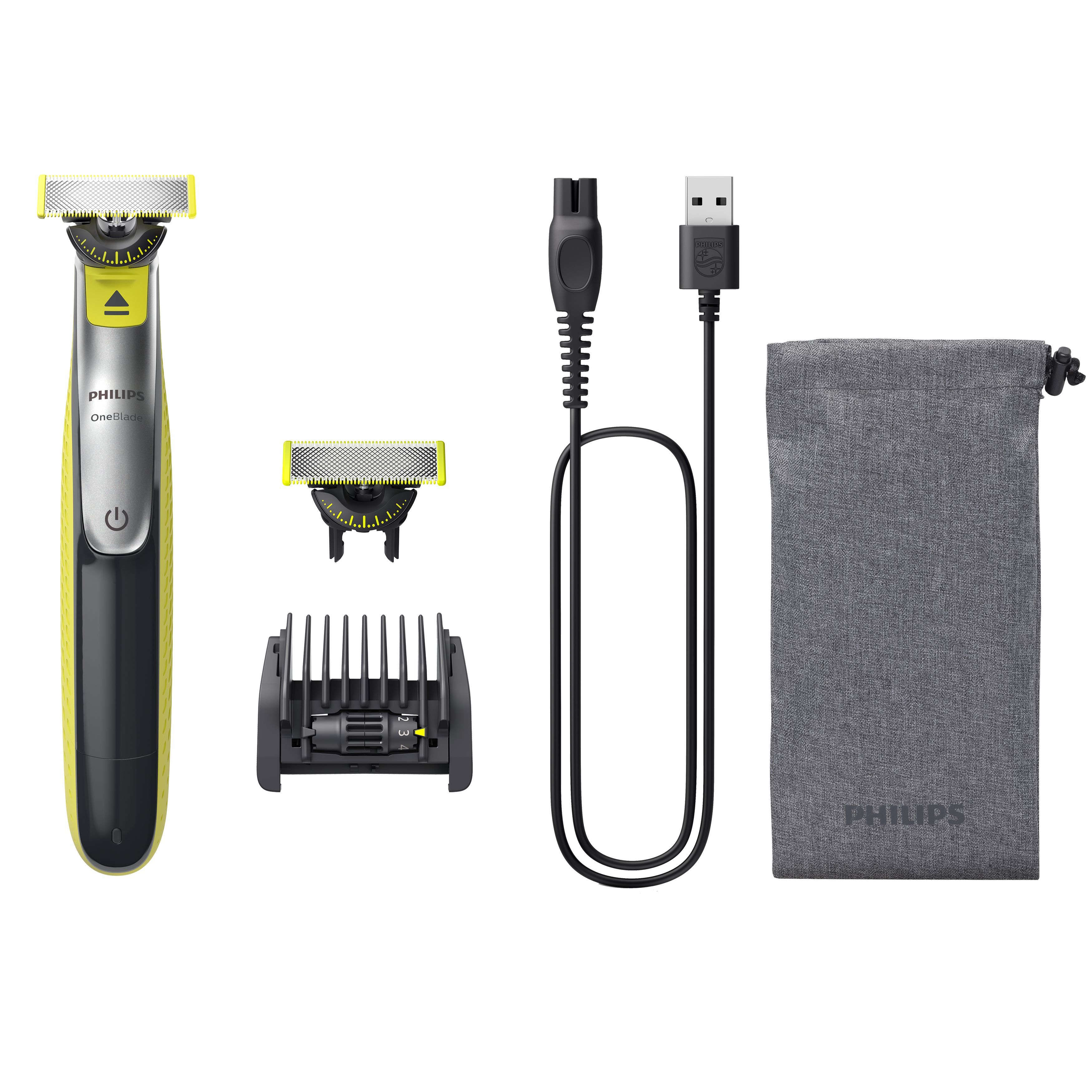 Philips OneBlade 360 Face QP2734/31 - Trimmer, scheerapparaat en styler in 1