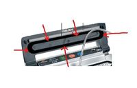 Lacor R69050C vacuümkussen voor lasapparaat bovenaan