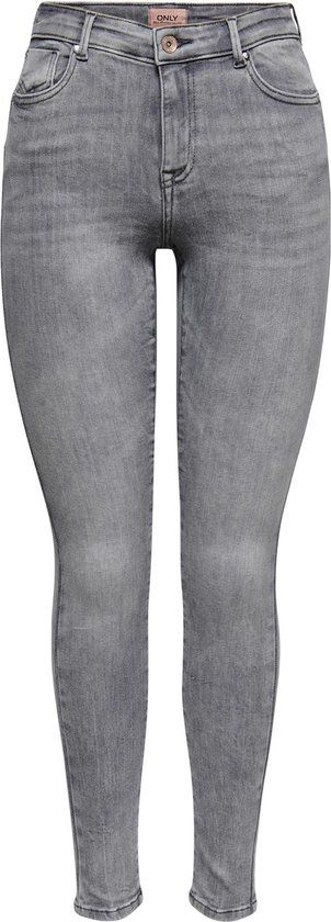 ONLY ONLPOWER MID PUSH UP SK AZG937 NOOS Dames Jeans - Grey Denim - Maat L/32