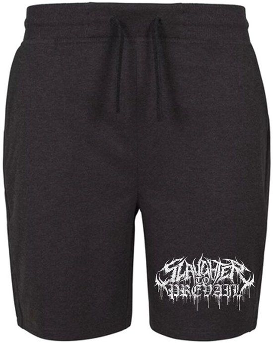 Slaughter To Prevail Half Face Heren Shorts - zwart - L