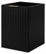 3E 3xE living.com 3xE living Badkamerkast met wasmand, zwart, 40 x 57 x 46 cm, met gouden handgrepen