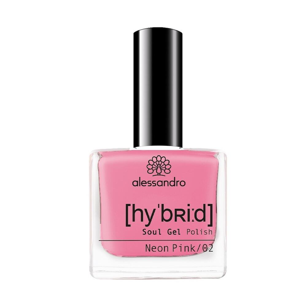 Alessandro Hybrid Soul Gel Polish 128 Neon Pink 8 ml