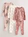 Next - Meisjes - Set van 3 behaaglijke pyjama's - Crème