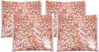 Boland Party Confetti snippers van papier - 4x - multi colours mix - 400 gram zakje