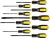TOPEX Serie Schroevendraaierset - 9 Stuks - Magnetische Punt - Ergonomische Handgreep