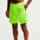 Nike STRIDE 7IN Hardloopshorts Heren - neongeel, zilver, Maat M