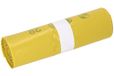 DEISS Sacs poubelles Premium jaune, 85 litres, sac d'infection