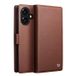 Qialino Étui en cuir détachable 2-en-1 iPhone 17 - Compatible MagSafe - Marron
