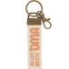 GRUSS & CO Sleutelhanger canvas motief oma | hanger van licht canvas met motief Allerbeste oma, met karabijnhaak | 48393, crèmetinten, 16 cm, Motief "Allerbeste Oma"