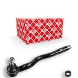 febi bilstein 12696 Tie Rod End met moer, pak van een | Compatibel met: BMW 3, 3 Cabriolet, 3 Compact, 3 Coupe, 3 Touring, Z4 Roadster