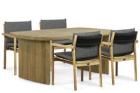 Santika Furniture Santika Suka/Falcon 180 cm dining tuinset 5-delig