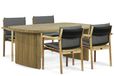 Santika Furniture Santika Suka/Falcon 180 cm dining tuinset 5-delig