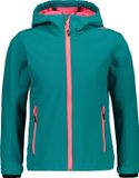 CMP Girls Fix Hoodie Softshell - Lake