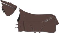 Imperial Riding Outdoordeken Super Proof-200 gr.-135-185-Bronze