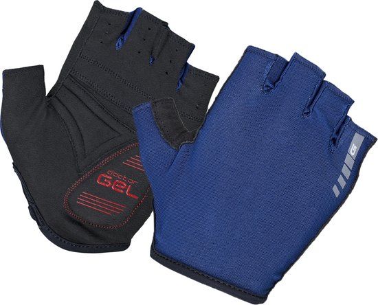 GripGrab Solara Mesh Padded Short Finger Summer Gloves - Navy - Unisex - XS